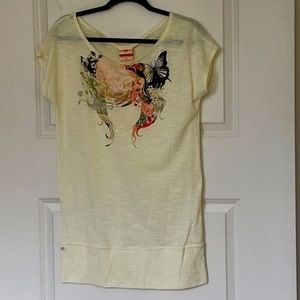 Penshoppe Long Graphic Tunic Large